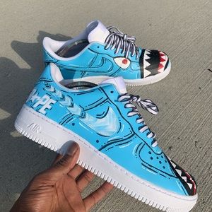 air force 1 custom bape